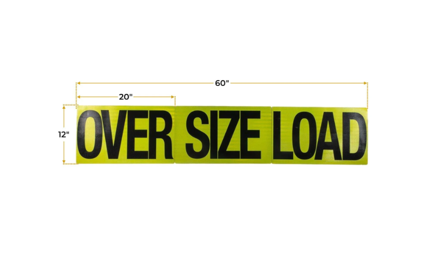  Magnetic Reflective Oversize Load - 